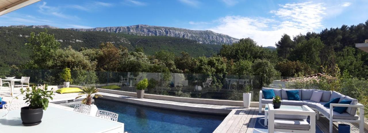 Chez Lydie et Hervé Nans-les-Pins Buitenkant foto
